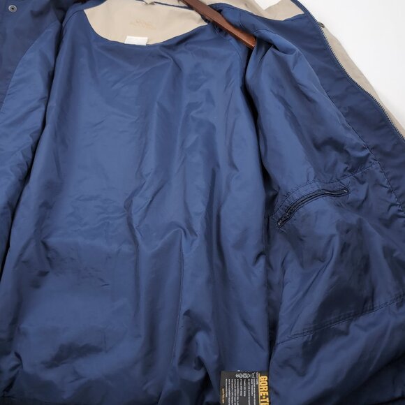 Vintage Coast Mountain Men's GORETEX Navy Jacket Lining w/ Pockets, XXL - Picture 3 of 11